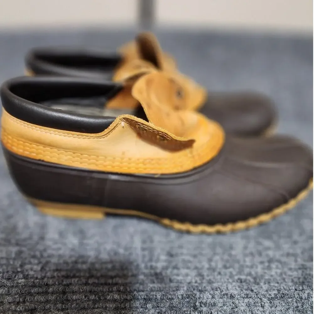 L. L. Bean Mens Size 10M Brown and Tan 